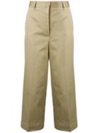 Thom Browne Low-rise Straight Leg Trouser - Neutrals