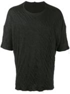 The Viridi-anne - Knitted T-shirt - Men - Cotton/ramie - 4, Black, Cotton/ramie