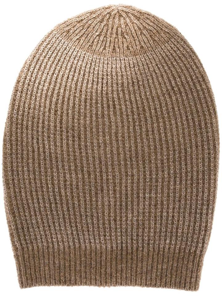 Rick Owens Medium Knit Beanie, Men's, Green, Polyamide/cashmere/wool