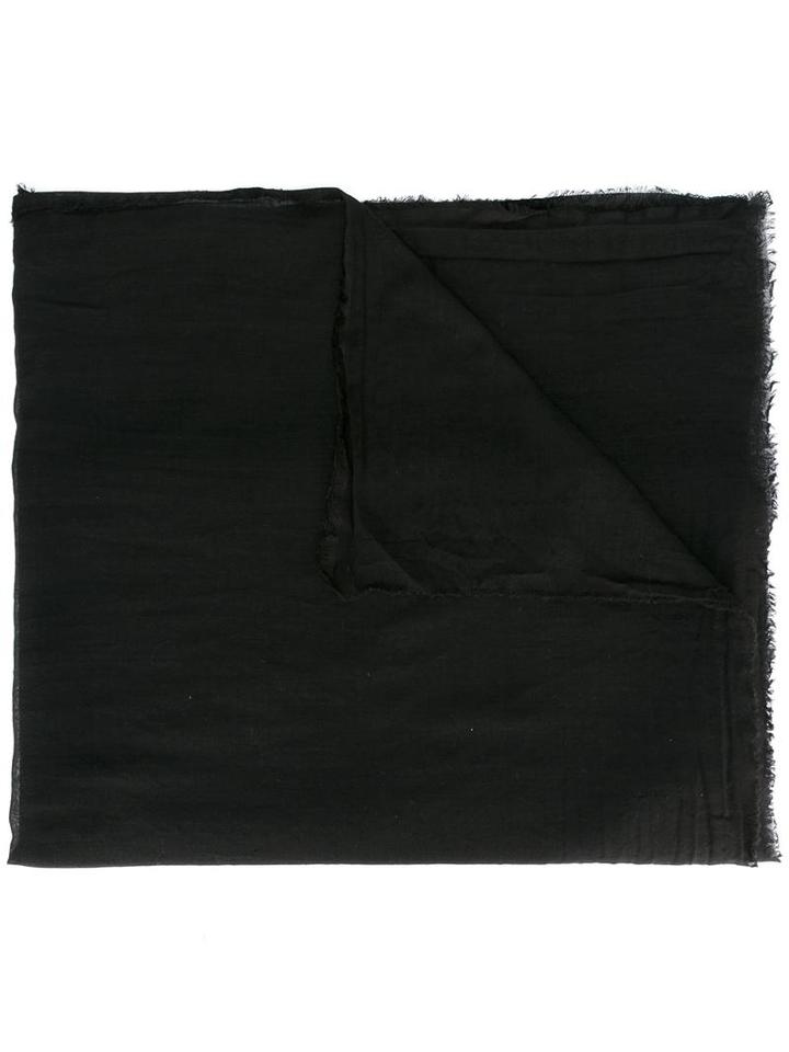 Faliero Sarti 'sheila' Scarf, Women's, Black, Virgin Wool/silk