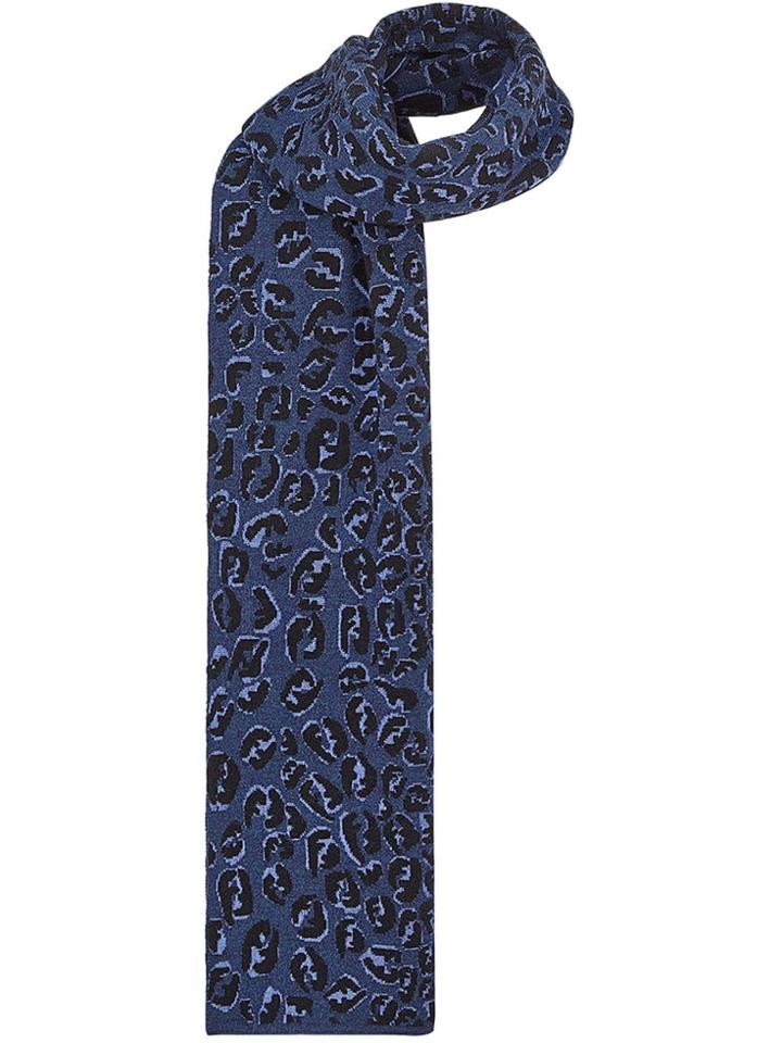Fendi Ff Splash Scarf - Blue