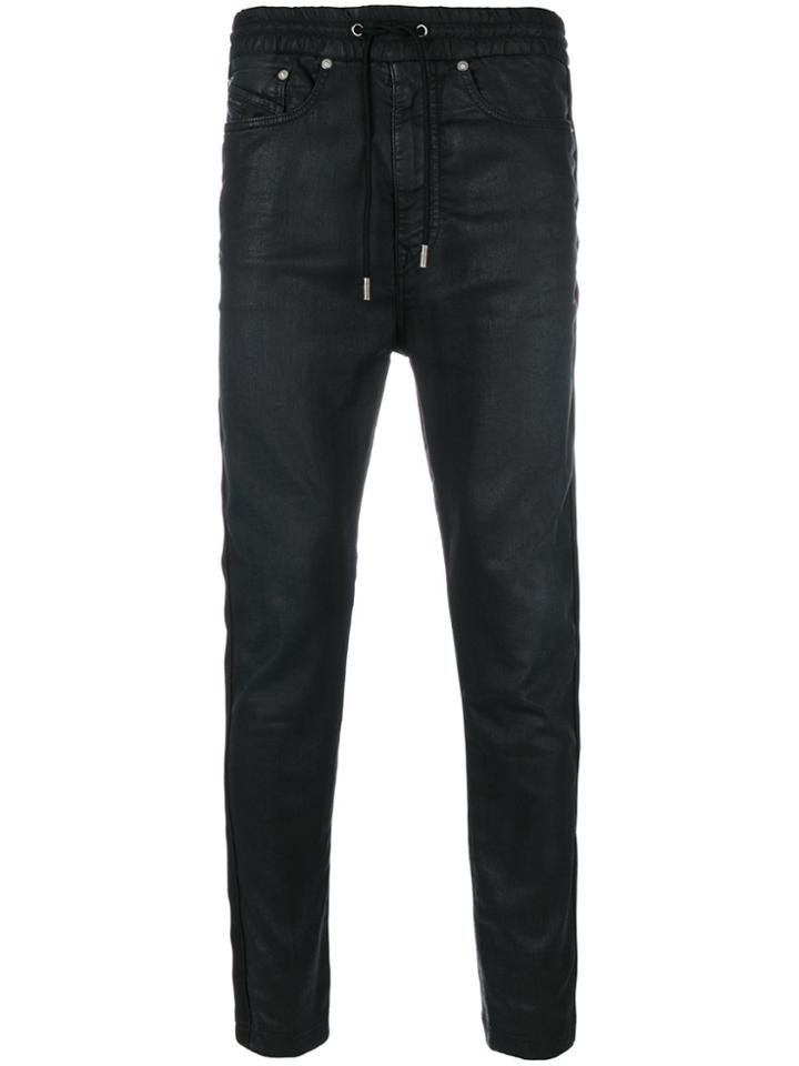 Diesel Black Gold Side Stripe Drop-crotch Trousers