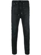 Diesel Black Gold Side Stripe Drop-crotch Trousers