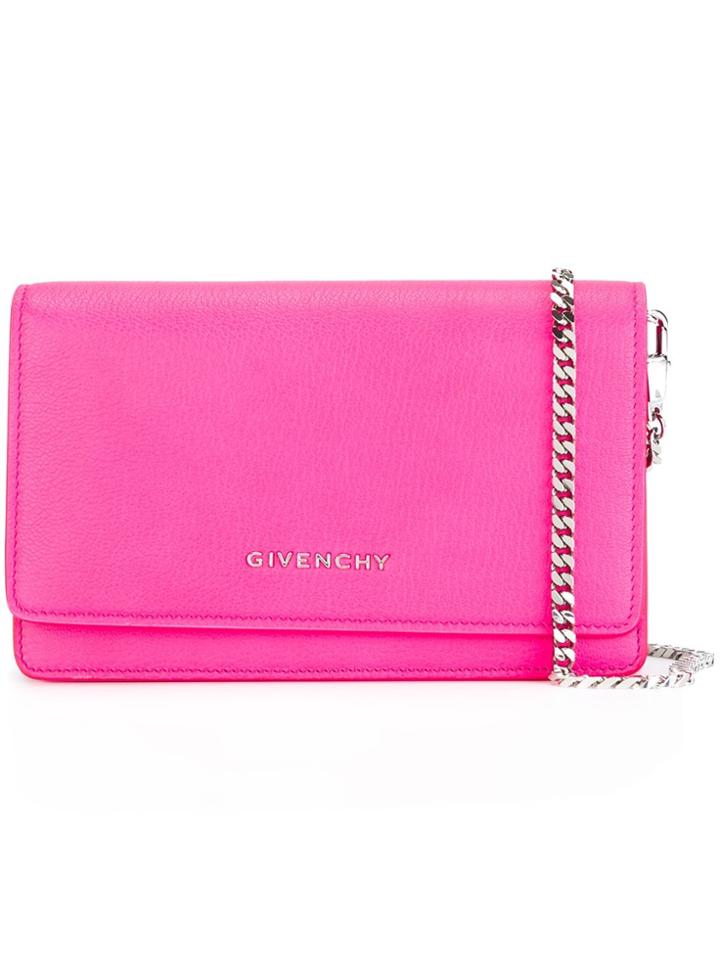 Givenchy Small 'pandora' Chain Wallet - Pink & Purple