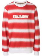 Les Benjamins Logo Print Sweatshirt - Red
