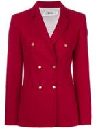 Mauro Grifoni Double Breasted Blazer - Red