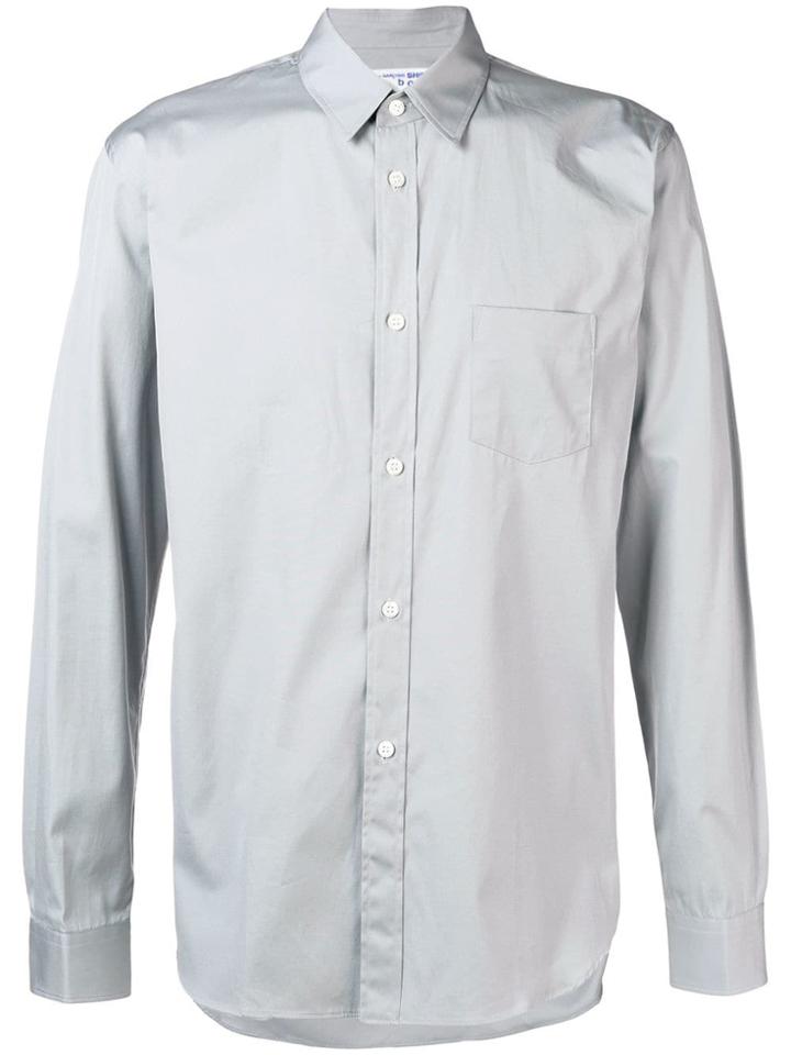 Comme Des Garçons Shirt Boys Cdg Logo Shirt - Grey