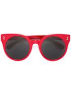Stella Mccartney Kids Full Rim Round Sunglasses, Girl's, Red