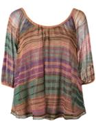 Knitted Blouse - Women - Acrylic/lurex/viscose - P, Green, Acrylic/lurex/viscose, Cecilia Prado