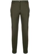 P.a.r.o.s.h. Creased Slim-fit Trousers - Green