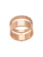 Repossi 14kt Yellow Gold Double Band Diamond Ring
