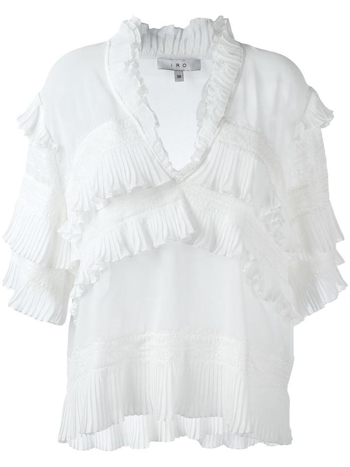 Iro Rachelle Blouse, Women's, Size: 38, White, Polyester