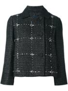 Twin-set Jewel Embellished Tweed Jacket