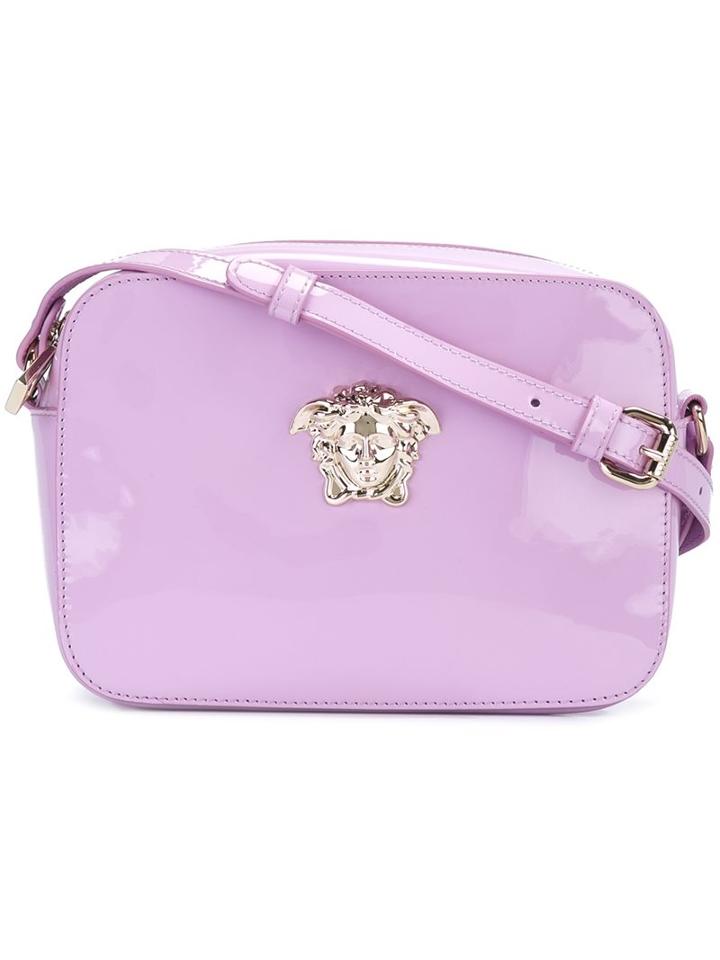 Versace 'palazzo Medusa' Shoulder Bag, Women's, Pink/purple