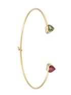Sauer Pulseira Heart To Heart Em Ouro Amarelo, Turmalina E Granada -
