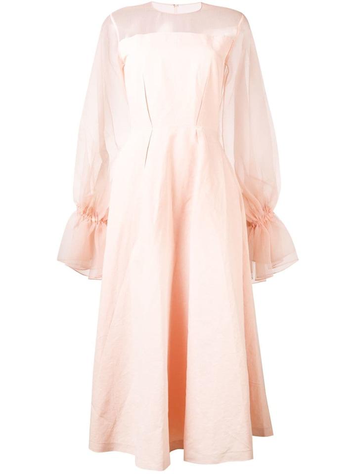 Rejina Pyo Lois Organza Dress - Pink & Purple