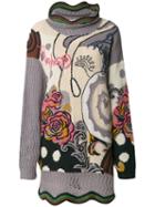 Kansai Yamamoto Pre-owned Floral Embroidered Knitted Jumper -