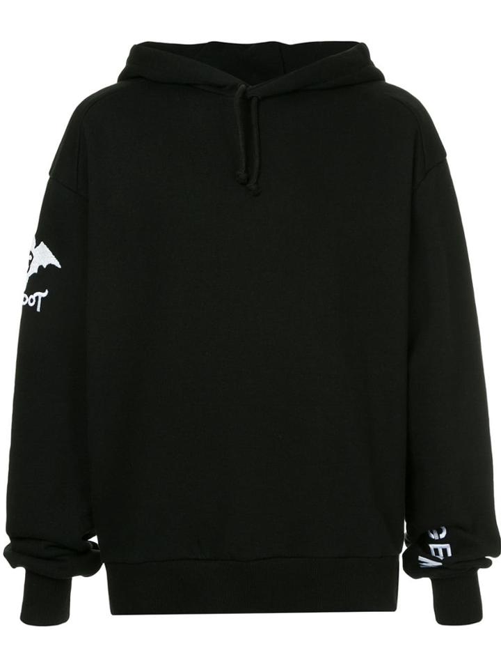 Geym Geym X Gfoot Embroidered Hoodie - Black
