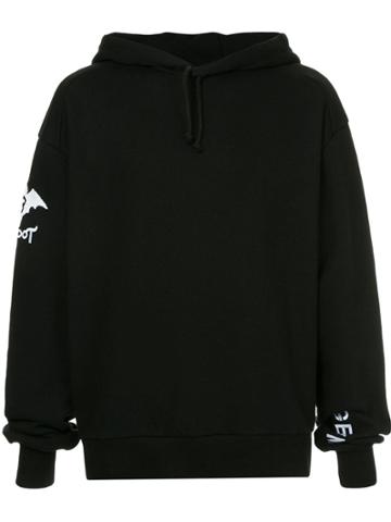 Geym Geym X Gfoot Embroidered Hoodie - Black