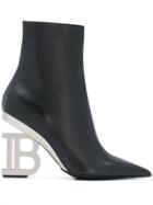 Balmain Nicole Ankle Boots - Black