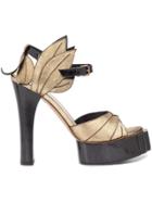 Vivienne Westwood 'aphrodite Beast' Sandals - Metallic