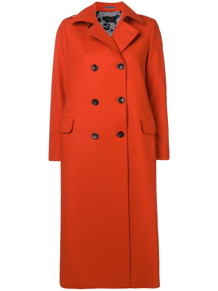 Paltò Double Breasted Coat - Yellow & Orange