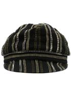 Horisaki Design & Handel Woven Stripe Hat - Black