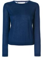 Red Valentino Classic Fitted Sweater - Blue