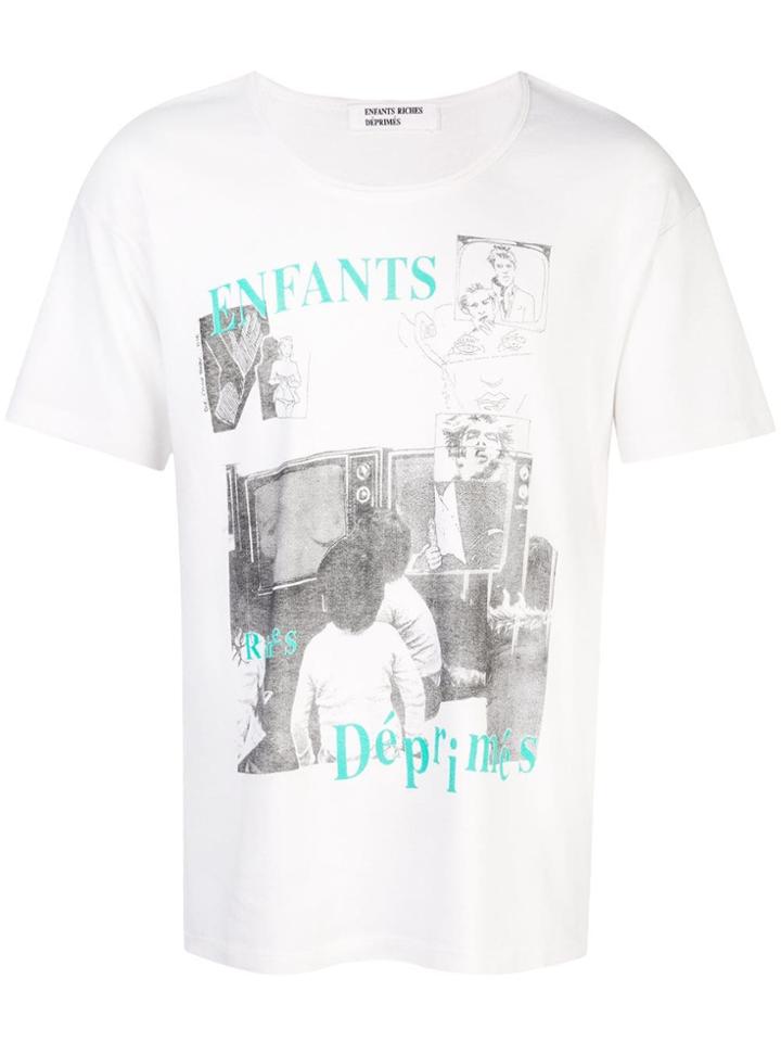 Enfants Riches Déprimés Le Television T-shirt - White