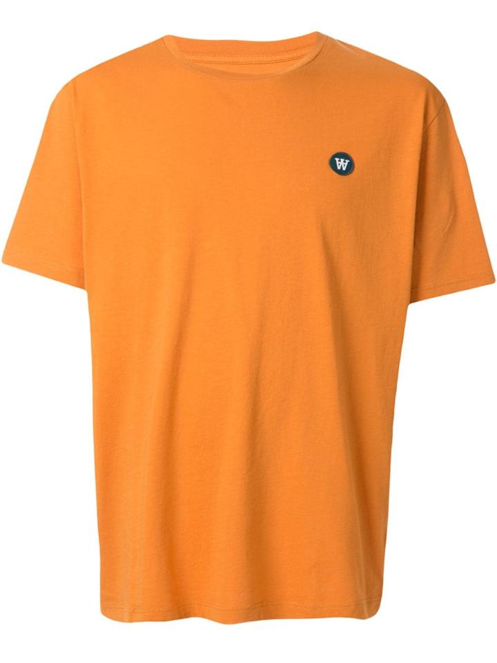 Wood Wood Ace Relaxed-fit T-shirt - Yellow