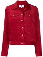 7 For All Mankind Corduroy Button Jacket - Red