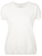Barrie - Knitted T-shirt - Women - Cashmere - M, White, Cashmere