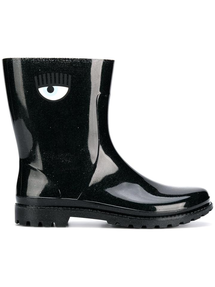 Chiara Ferragni Rain Boots - Black