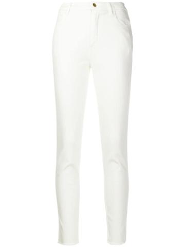 Pt05 Cropped Jeans - White