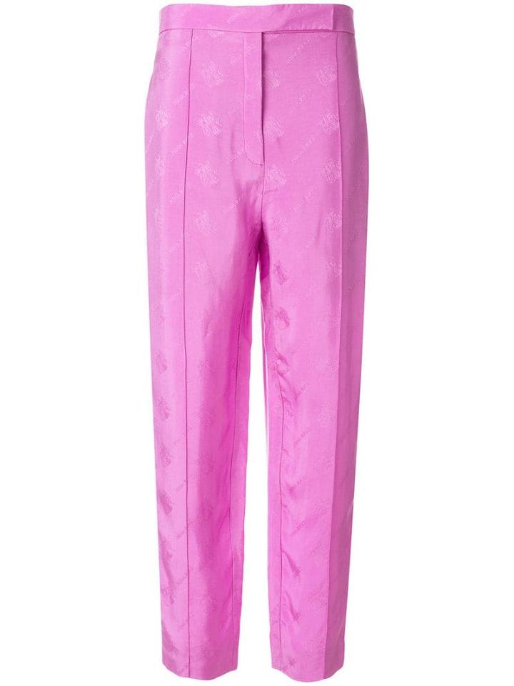 Nina Ricci Logo Jacquard High-rise Pants - Pink