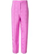 Nina Ricci Logo Jacquard High-rise Pants - Pink