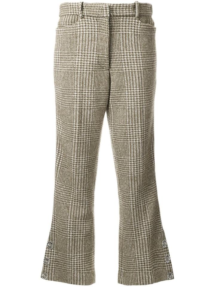 Simone Rocha Houndstooth Flared Trousers