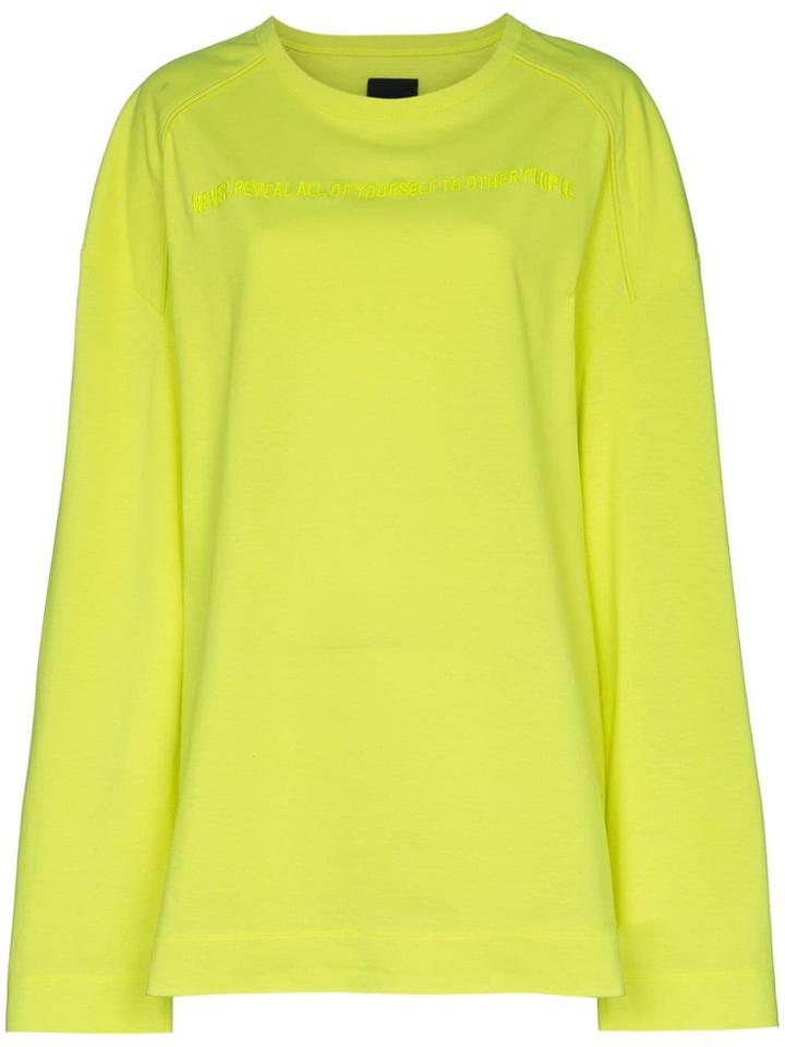 Juun.j Embroidered Top - Yellow & Orange