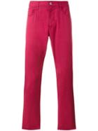Armani Jeans - Regular Fit Jeans - Men - Cotton - 32/34, Red, Cotton