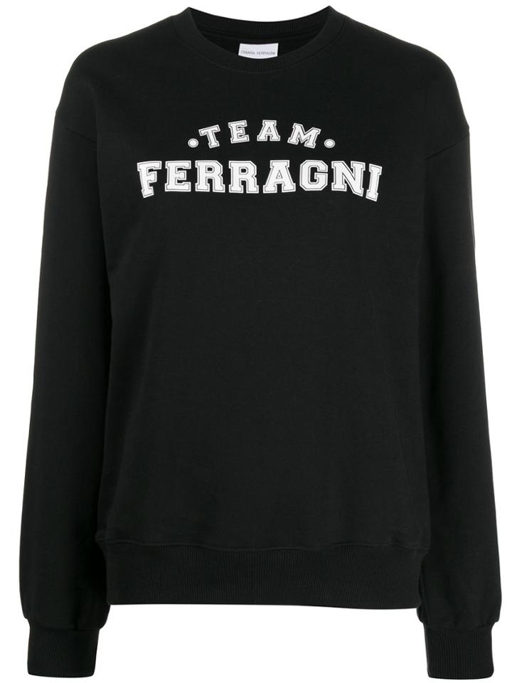Chiara Ferragni Script Print Jumper - Black