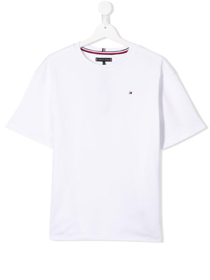 Tommy Hilfiger Junior Teen Classic Logo T-shirt - White