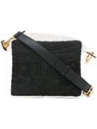 Kenzo Kombo Crossbody Bag, Women's, Black, Rayon/polyester/spandex/elastane/polyurethane
