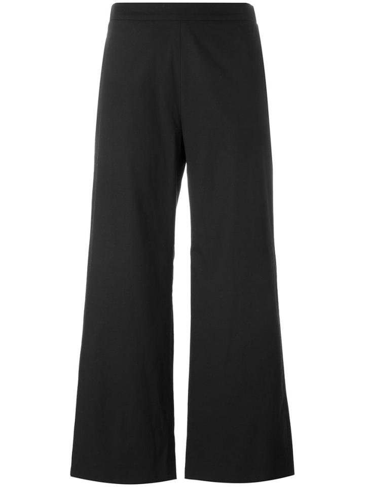 Fabiana Filippi Wide-leg Cropped Trousers - Black