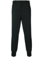 Neil Barrett - Gathered Ankle Trousers - Men - Cotton/polyester/spandex/elastane/wool - 50, Black, Cotton/polyester/spandex/elastane/wool