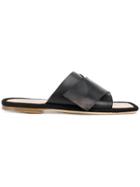 Rejina Pyo Squared Toe Sandals - Black