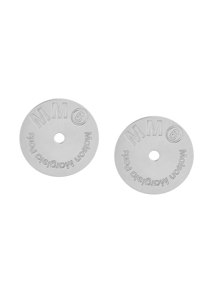 Mm6 Maison Margiela Coin Earrings - Metallic