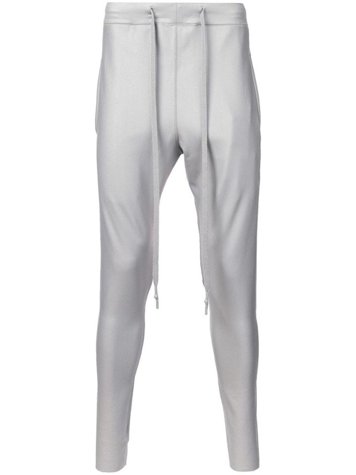 Nude Drawstring Track Pants - Grey
