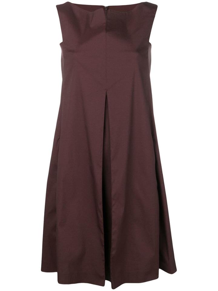 Antonelli Sleeveless Shift Dress - Brown