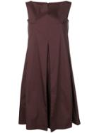 Antonelli Sleeveless Shift Dress - Brown