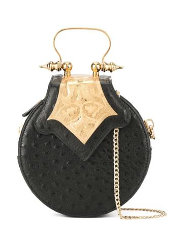 Okhtein Mini Dome Handbag - Black